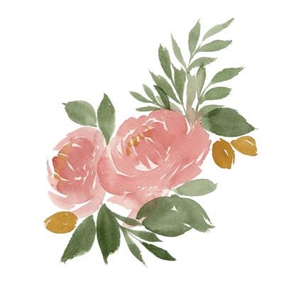 Emma Rose II by Lucille Price canvas print