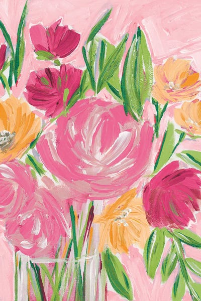Spring Floral On Pink
