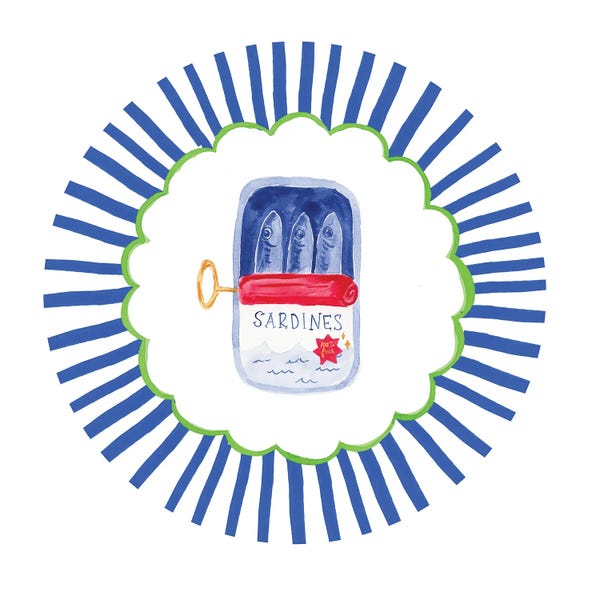Can Of Sardines (Blue)