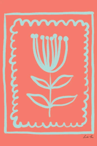 Pop Of Floral Orange