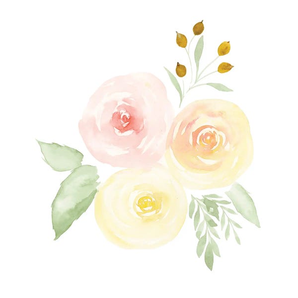 Watercolor Roses II