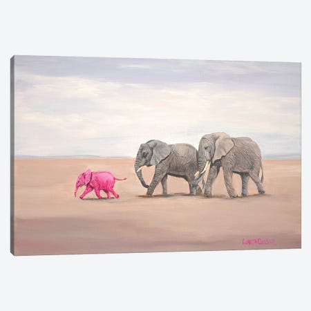 Going To The Beach Canvas Print #LCR16} by Laura Curtin Canvas Art