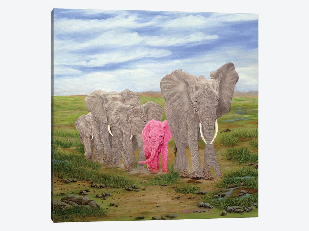 All Together by Laura Curtin 1-piece Canvas Print