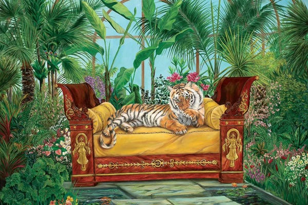Tigers: Jasmime's Garden by Laura Curtin
