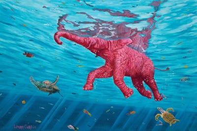 Learning To Swim by Laura Curtin canvas print