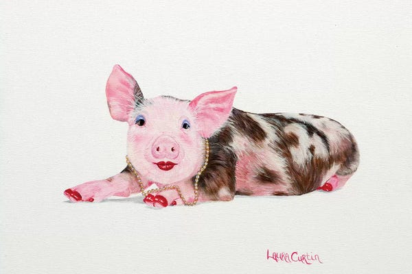 Pigs: Pearl by Laura Curtin