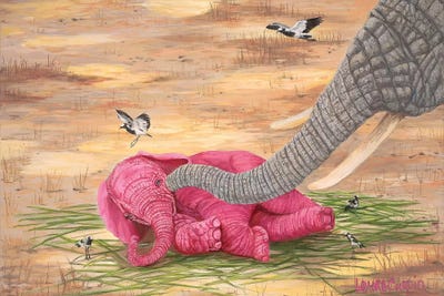 Tickle Me by Laura Curtin canvas print