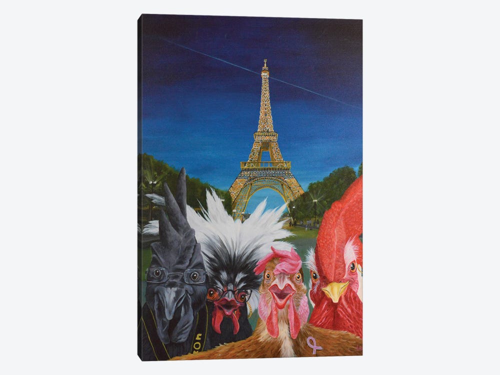 Vacation In Paris by Laura Curtin 1-piece Canvas Art