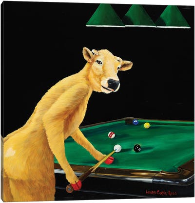 Carolina @ Club 68 Canvas Art Print - Pool & Billiards
