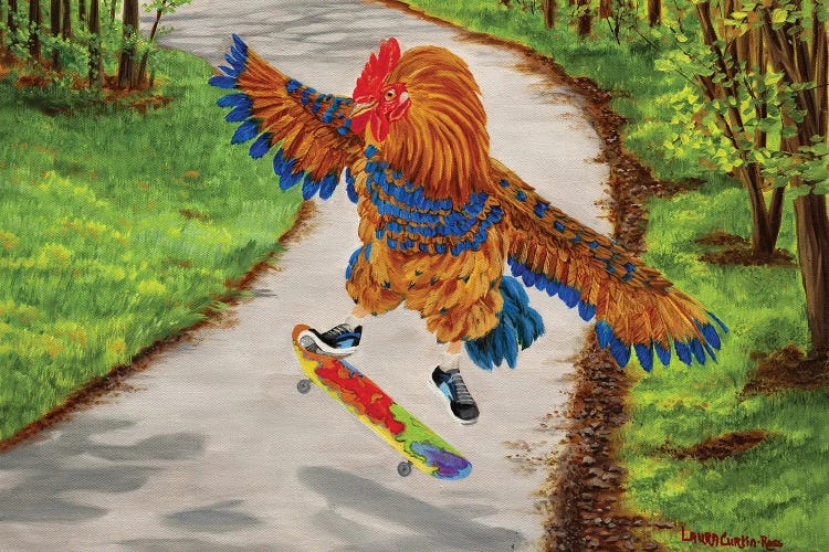 Chick Flip by Laura Curtin wall art