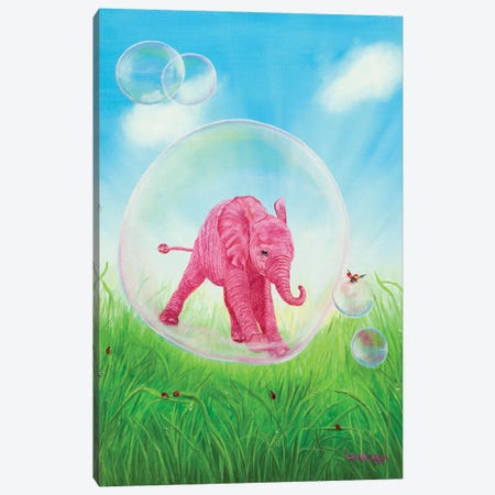 Float Away Canvas Print #LCR57} by Laura Curtin Canvas Artwork
