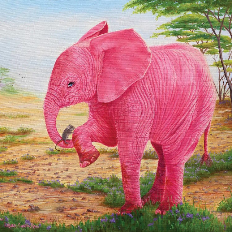 A Little Help From My Friend by Laura Curtin wall art