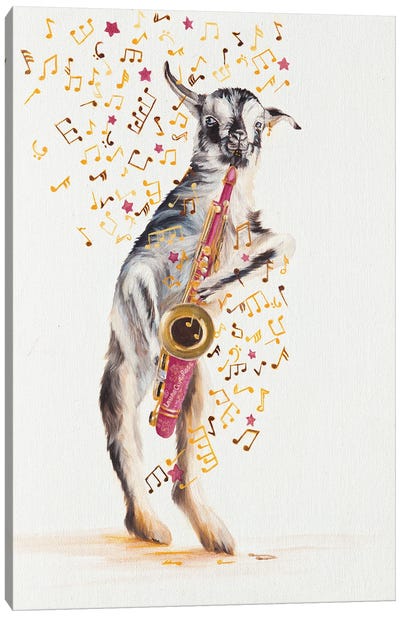 Saxy Canvas Art Print - Saxophone Art
