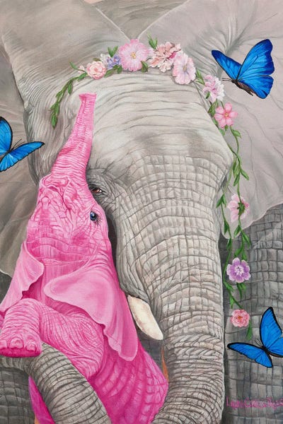 Butterflies and Flowers: Mother's Love by Laura Curtin