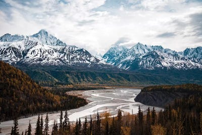Autumn Landscape by Lucas Moore framed canvas print