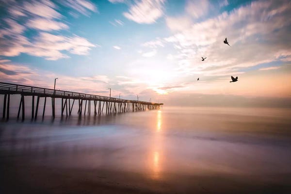 Virginia: Virginia Beach Sunrise by Lucas Moore