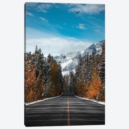 Winter Road Canvas Print #LCS107} by Lucas Moore Canvas Art Print