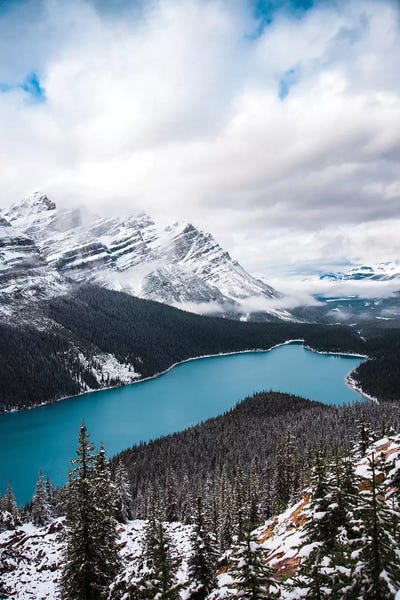 Lucas Moore: Wintry Peyto Lake by Lucas Moore