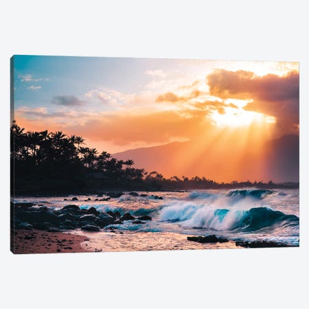 Sunset Paradise Canvas Print #LCS116} by Lucas Moore Canvas Artwork