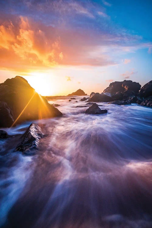 Sunrise Waves by Lucas Moore wall art