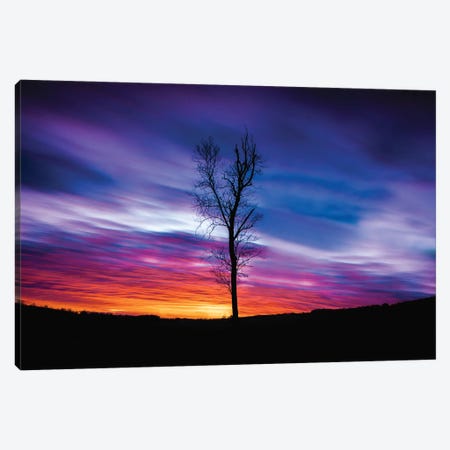 Lonely Sunset Canvas Print #LCS120} by Lucas Moore Canvas Artwork