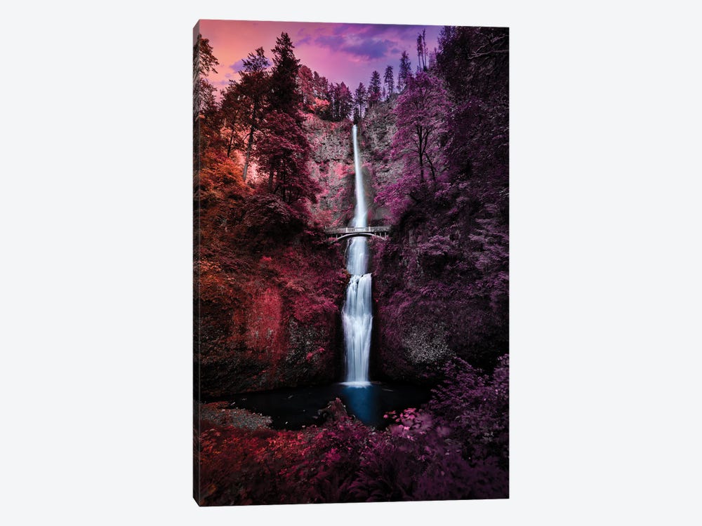 Colorful Falls by Lucas Moore 1-piece Canvas Art Print
