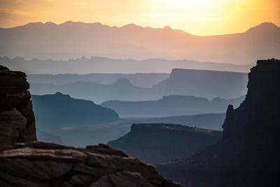 Canyonland Sunrise by Lucas Moore framed canvas print