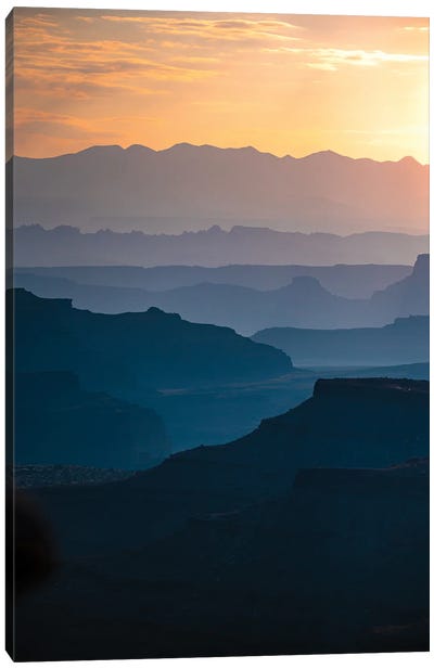 Canyon Layers Canvas Art Print - Atmospheric Photography