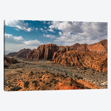 Red Cliffs Canvas Print #LCS141} by Lucas Moore Canvas Art