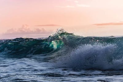 Blue Break by Lucas Moore framed canvas print