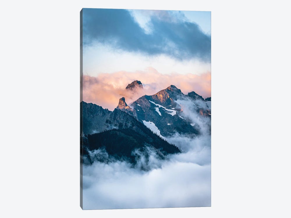 Pastel Mountains by Lucas Moore 1-piece Canvas Print