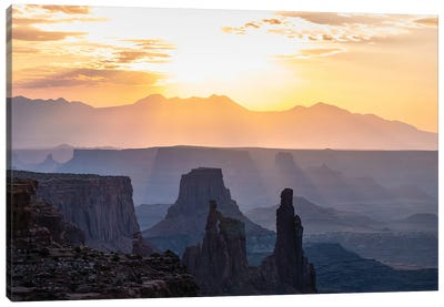 Colored Canyons Canvas Art Print - Lucas Moore