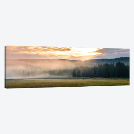 Meadow Sunrise Canvas Print #LCS160} by Lucas Moore Canvas Artwork