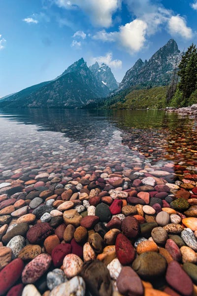 Lucas Moore: Colored Pebbles by Lucas Moore