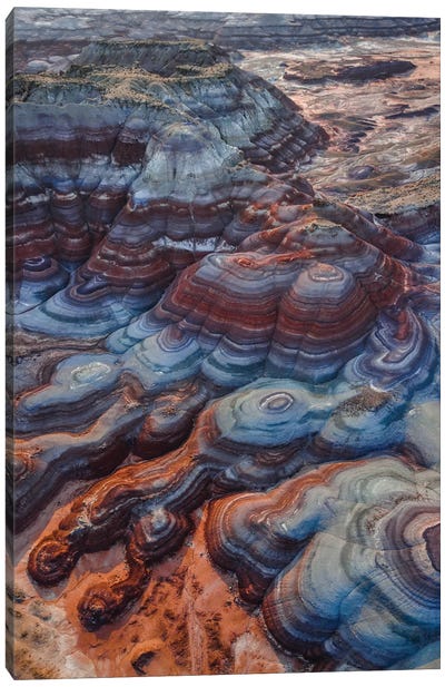 Rainbow Hills Canvas Art Print - Lucas Moore