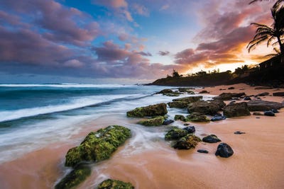 Maui Sunrise by Lucas Moore framed canvas print