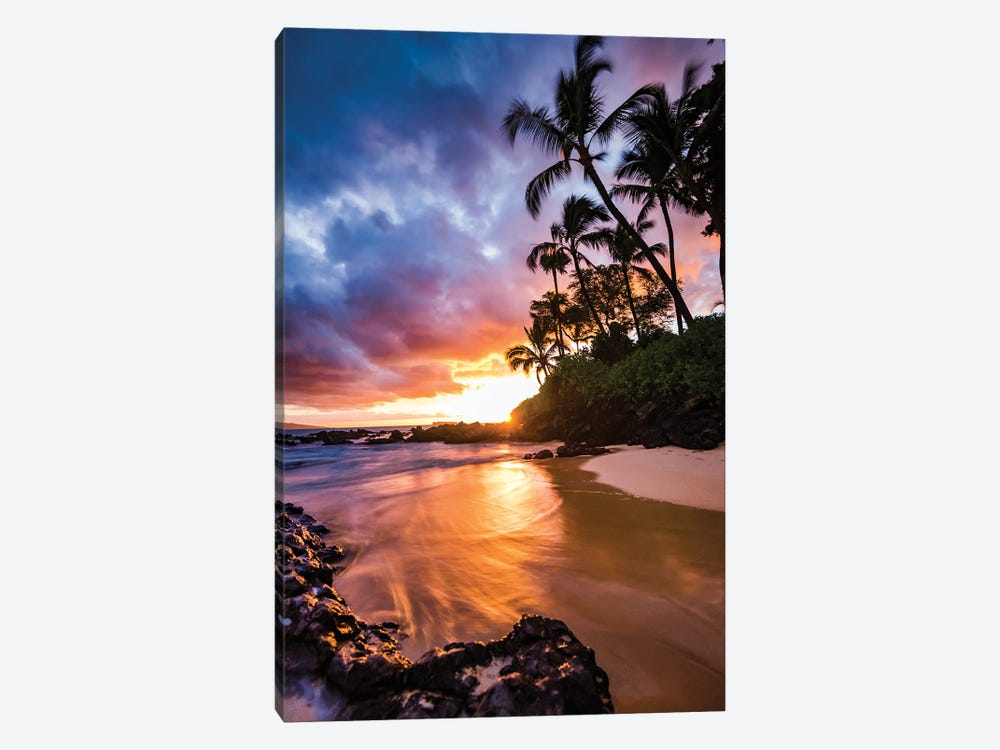 Sunset By The Beach by Lucas Moore 1-piece Canvas Print