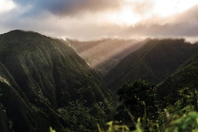 Piercing Light by Lucas Moore framed canvas print