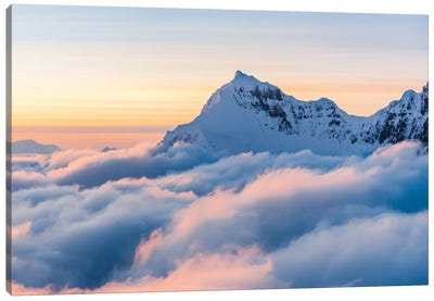 Above The Clouds Canvas Art Print - Lucas Moore
