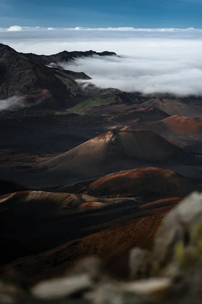 In The Crater by Lucas Moore framed canvas print