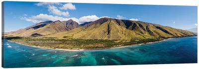 West Maui Aerial Canvas Art Print - Island Art