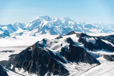 Cold Mountains by Lucas Moore framed canvas print