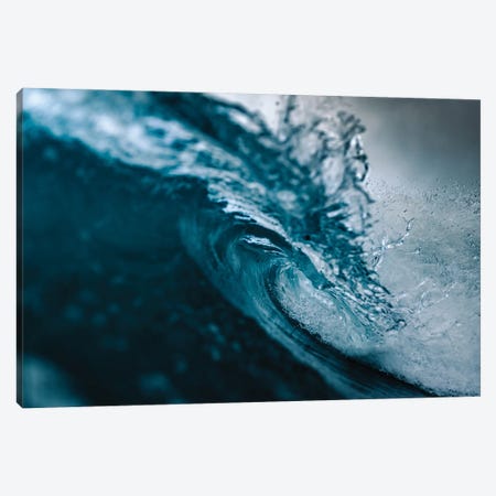 Wave Blues Canvas Print #LCS214} by Lucas Moore Art Print