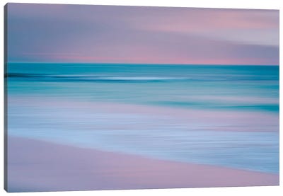 Pastel Sea Canvas Art Print - Lucas Moore