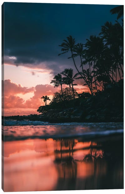 Sunrise From Shore Canvas Art Print - Maui Art