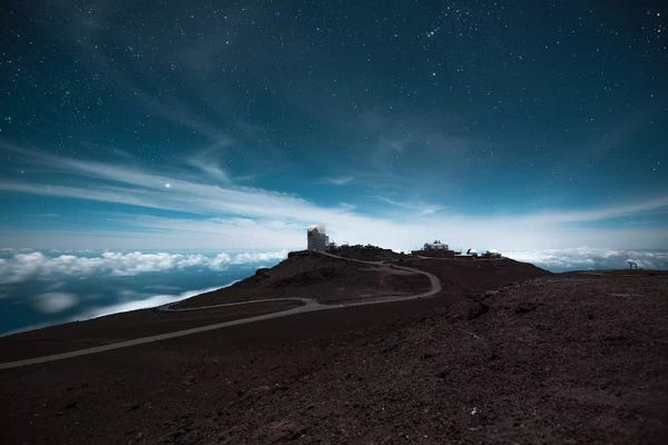 Lucas Moore: Haleakala At Night by Lucas Moore