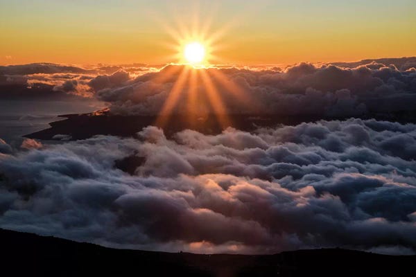 Hawaii: Haleakala Sunset by Lucas Moore