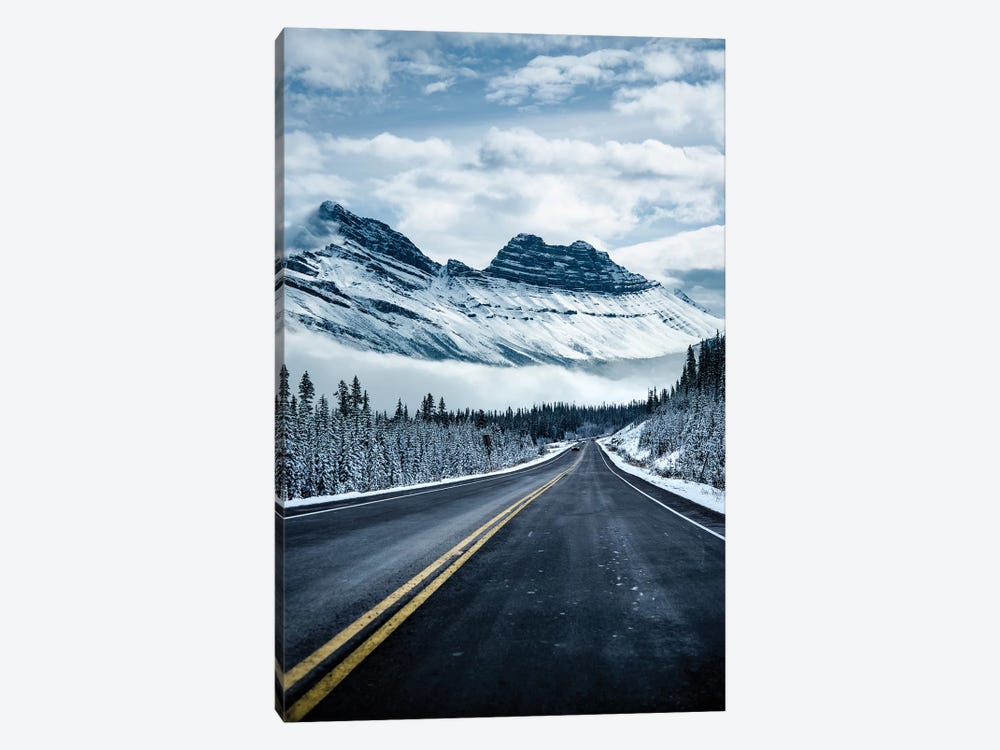 Icy Roads by Lucas Moore 1-piece Canvas Artwork