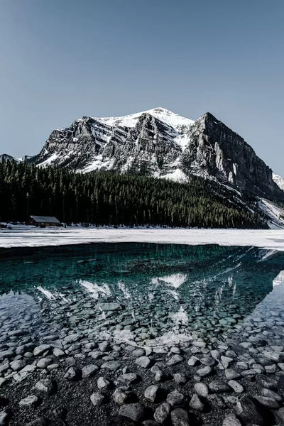 Lake Louise Reflection by Lucas Moore framed canvas print