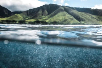 Land And Sea by Lucas Moore framed canvas print